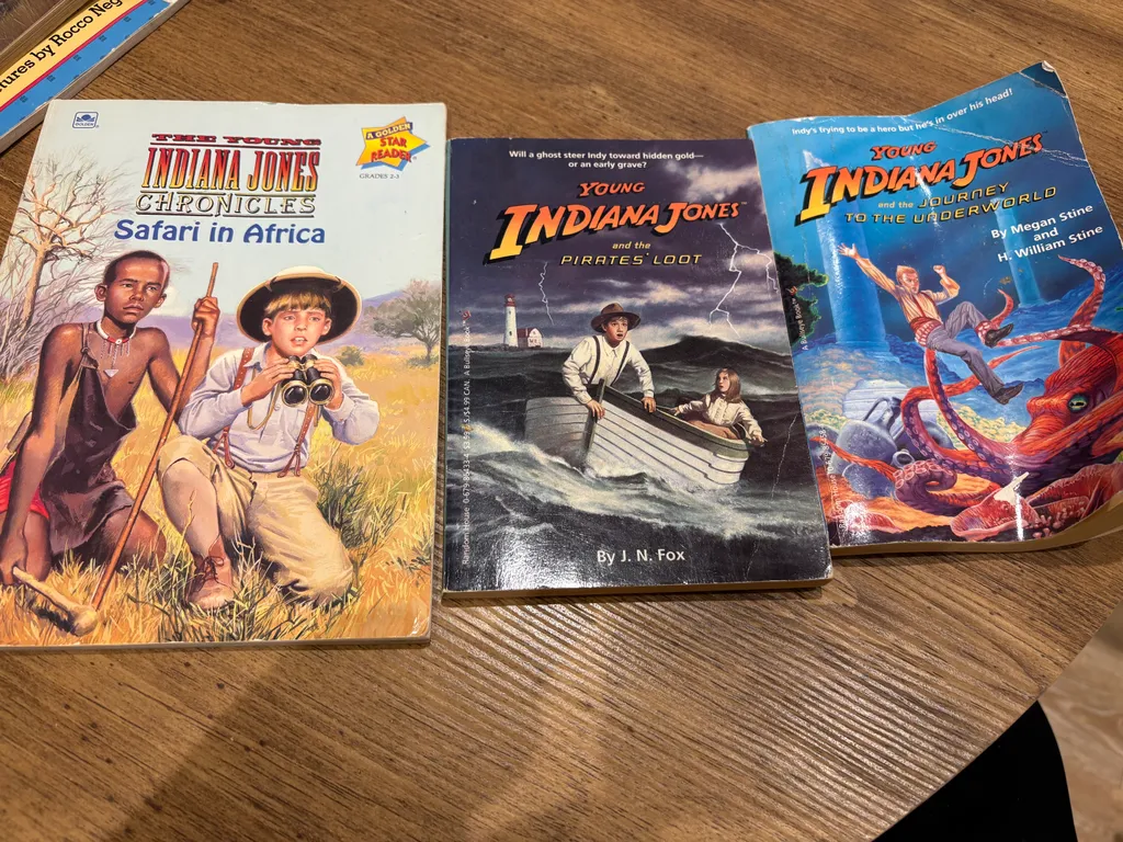 Young Indiana Jones – 3 Book Adventure Set photo 1