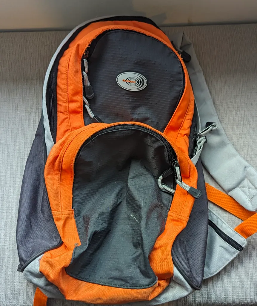 Orange & Grey Okanagan Backpack photo 1