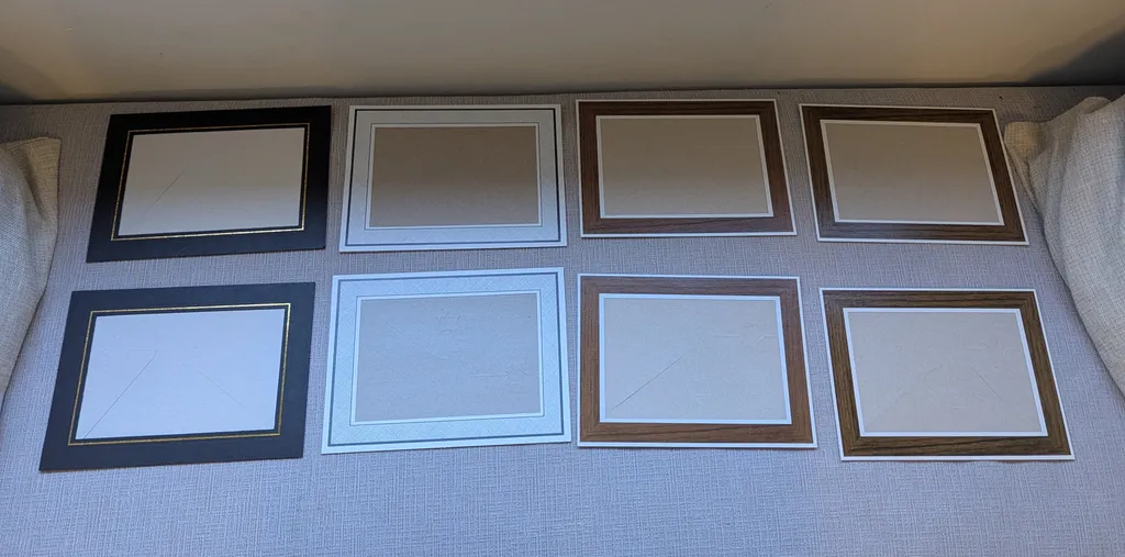 Picture Frames (Cardboard) - Assorted Colours photo 1