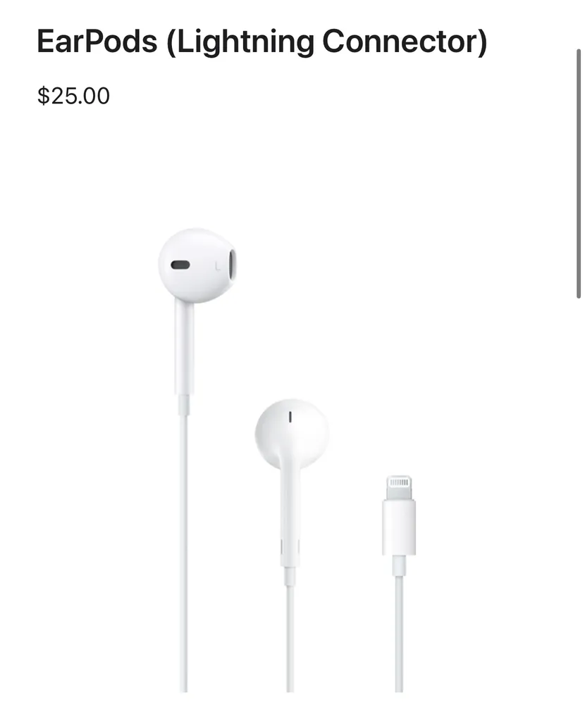 Apple EarPods (used)  photo 1