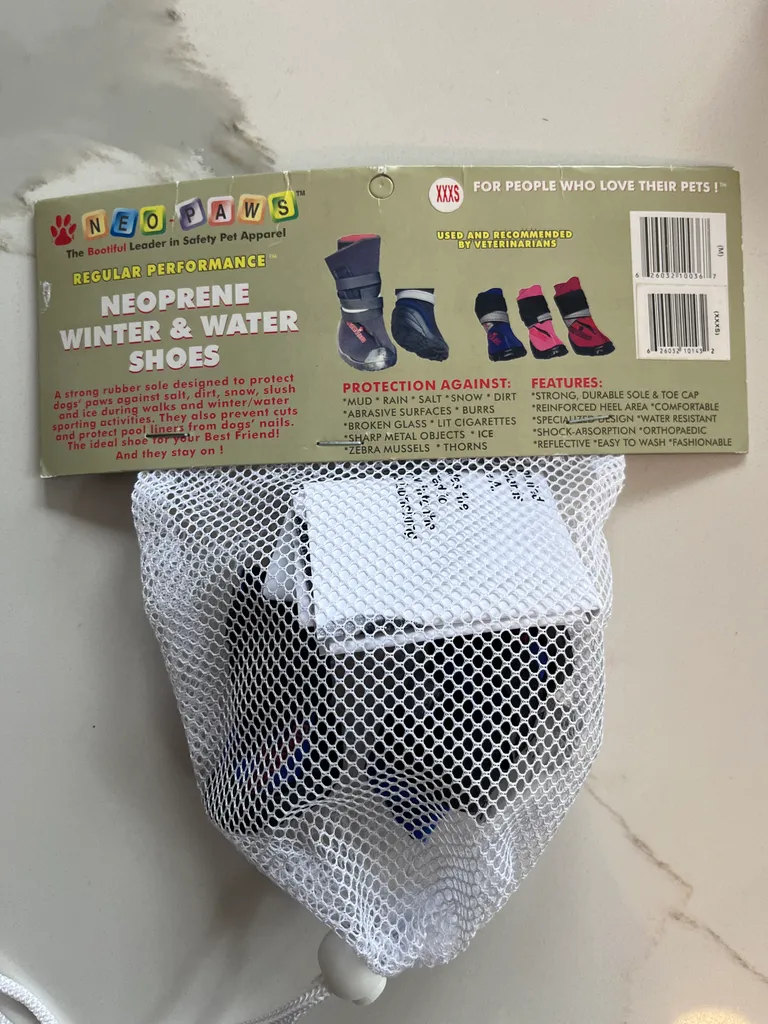 Neopaws winter and water shoes size sssx and ssx photo 1