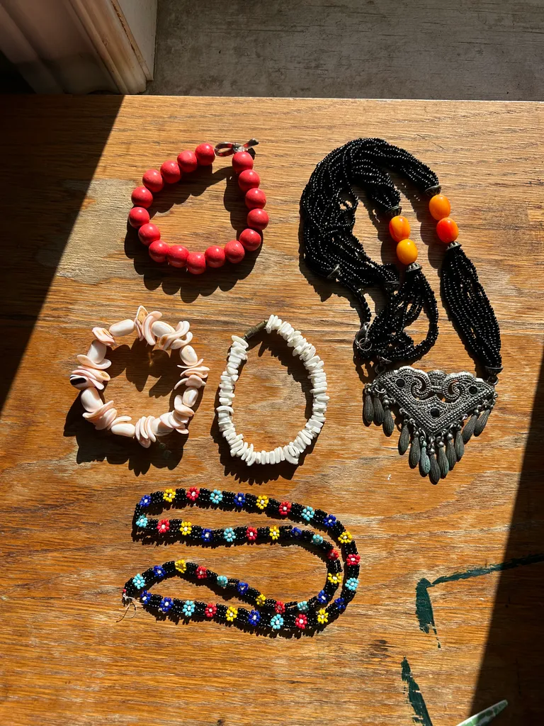 Colorful Beaded Jewelry Set photo 1