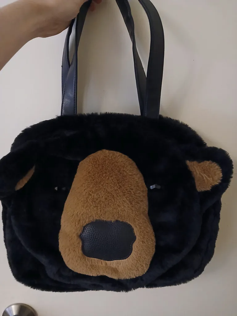 Bear face tote bag photo 1