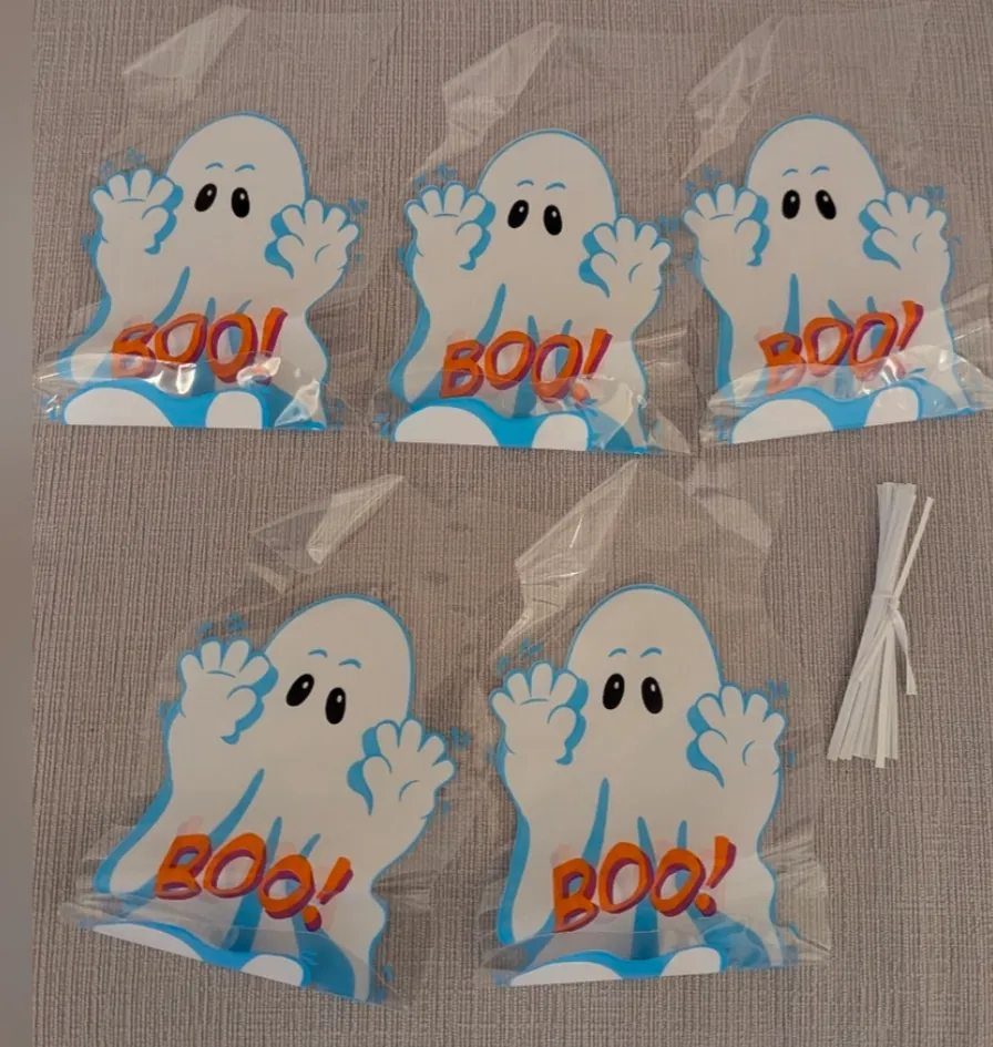 Halloween Ghost Boo Treat Bags  photo 1