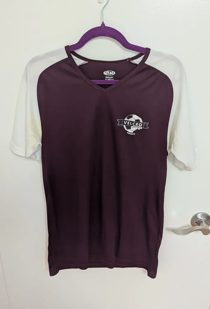 Athletic Knit Velcro Nightmare Soccer Jersey - Size Small photo 1