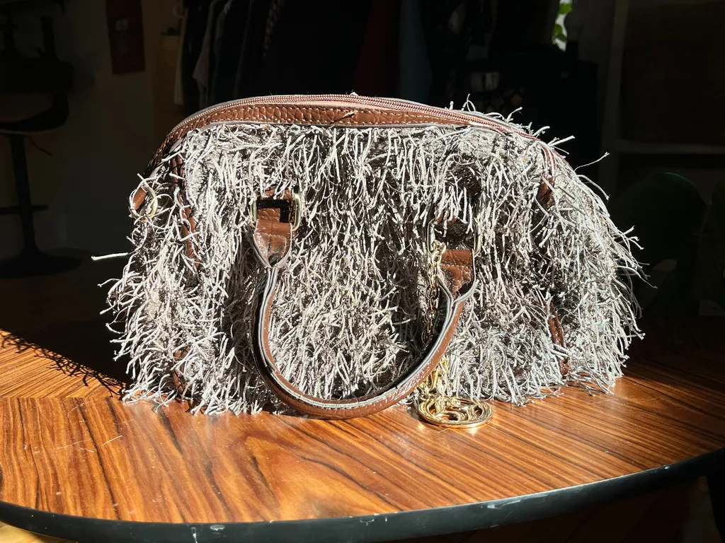 Authentic Italian PRILA Shaggy Style Purse 👜  photo 1
