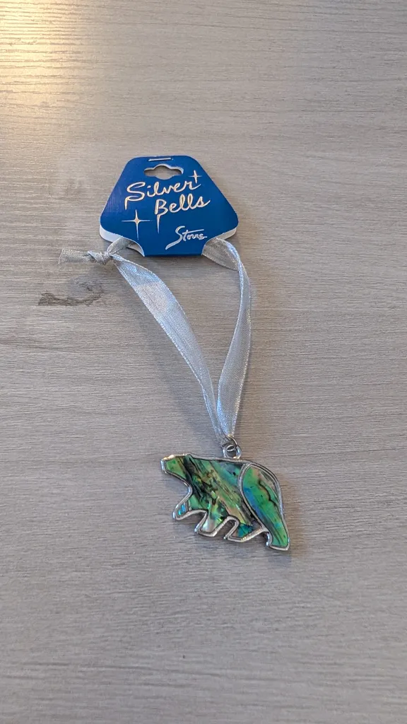 Brand New with Tags Silvert Bells Stone Bear Ornament photo 1