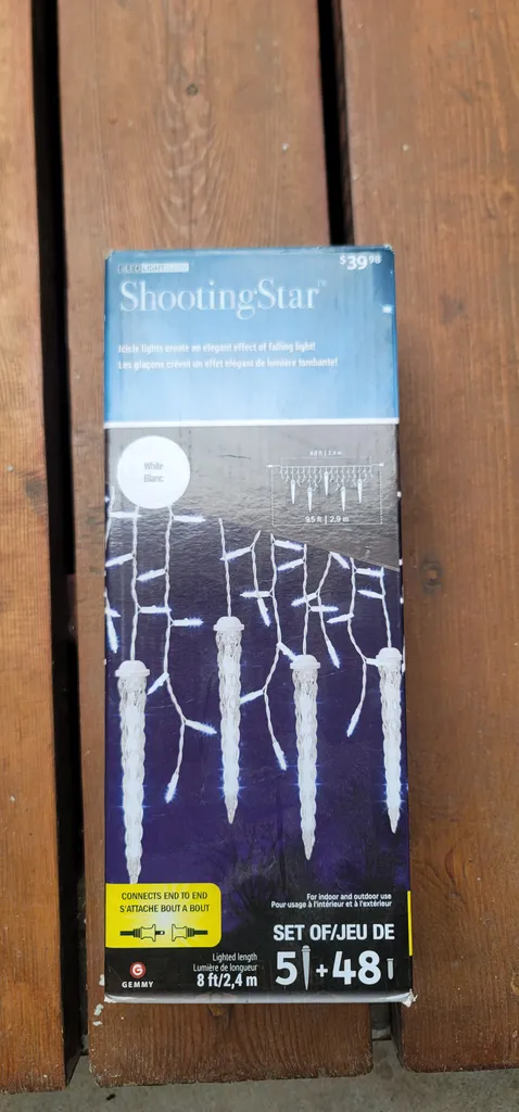 Icicle Christmas lights photo 1