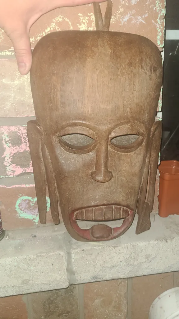Wooden mask photo 1
