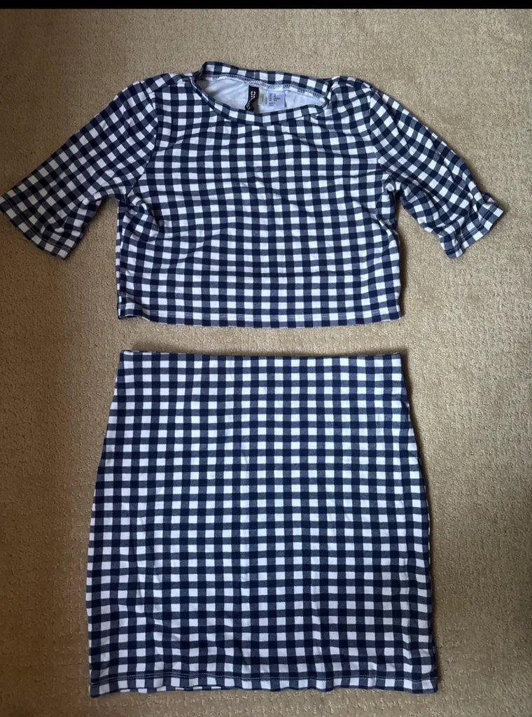 H&M Gingham Matching Set  photo 1