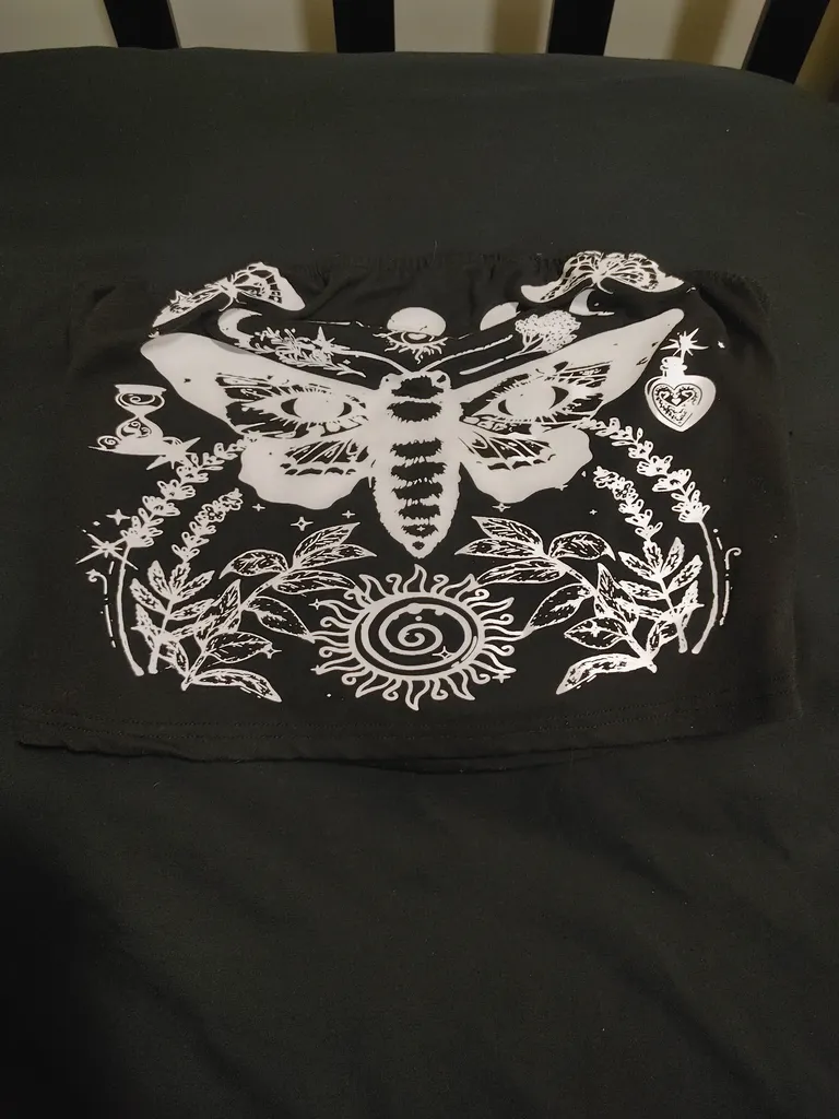 SHIEN Goth Tube Top  photo 1