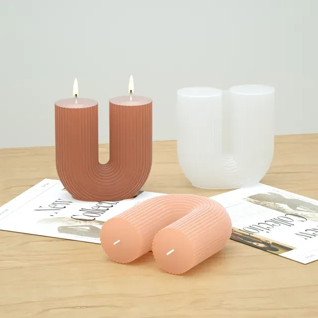 U Shaped Tube Candle Mould photo 1