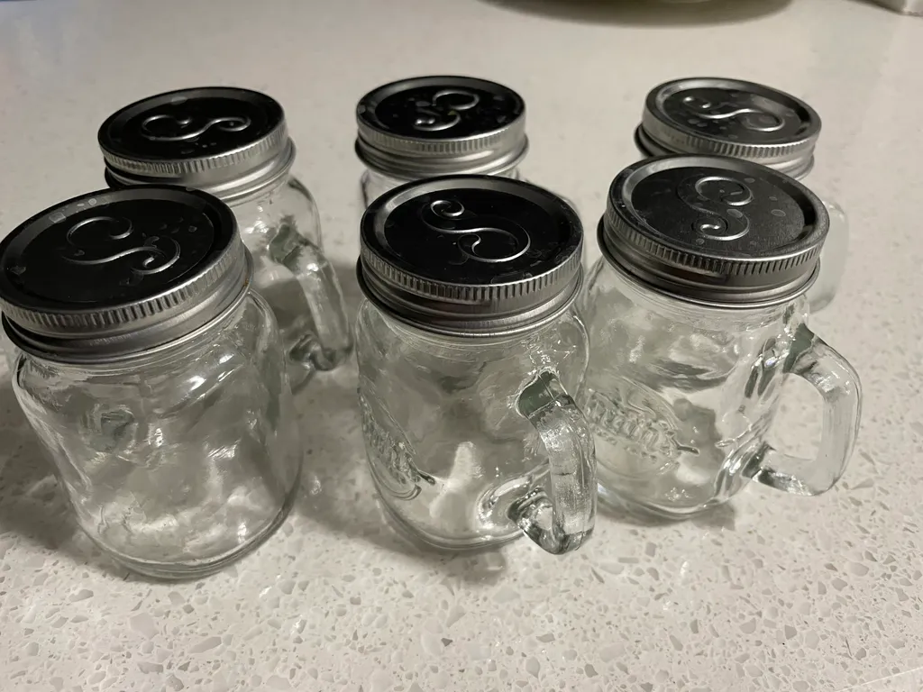 6 Mini Mason Jar Mugs photo 1
