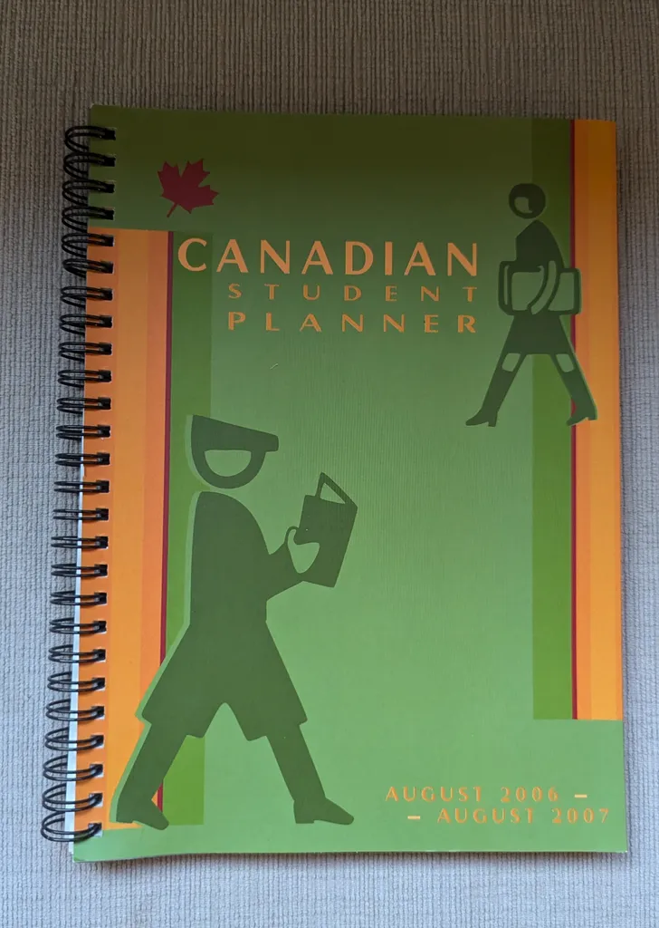 Brand New Canadian Student Planner - 2006-2007 photo 1