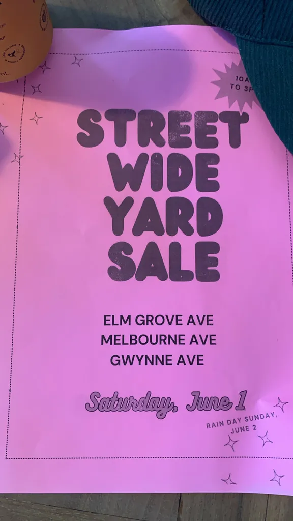 Street wide yard sale  photo 1