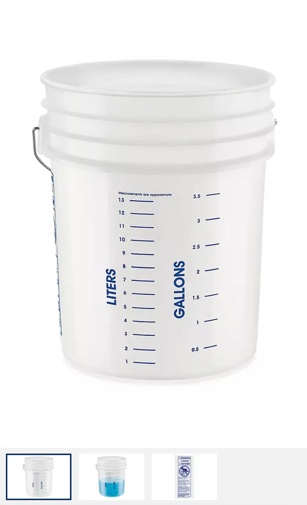 WANTED！Uline Graduated Mixing Pail photo 1