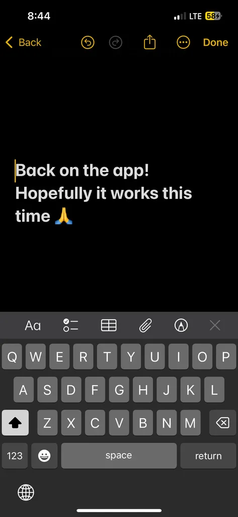 Back on the app! Like if you're active photo 1