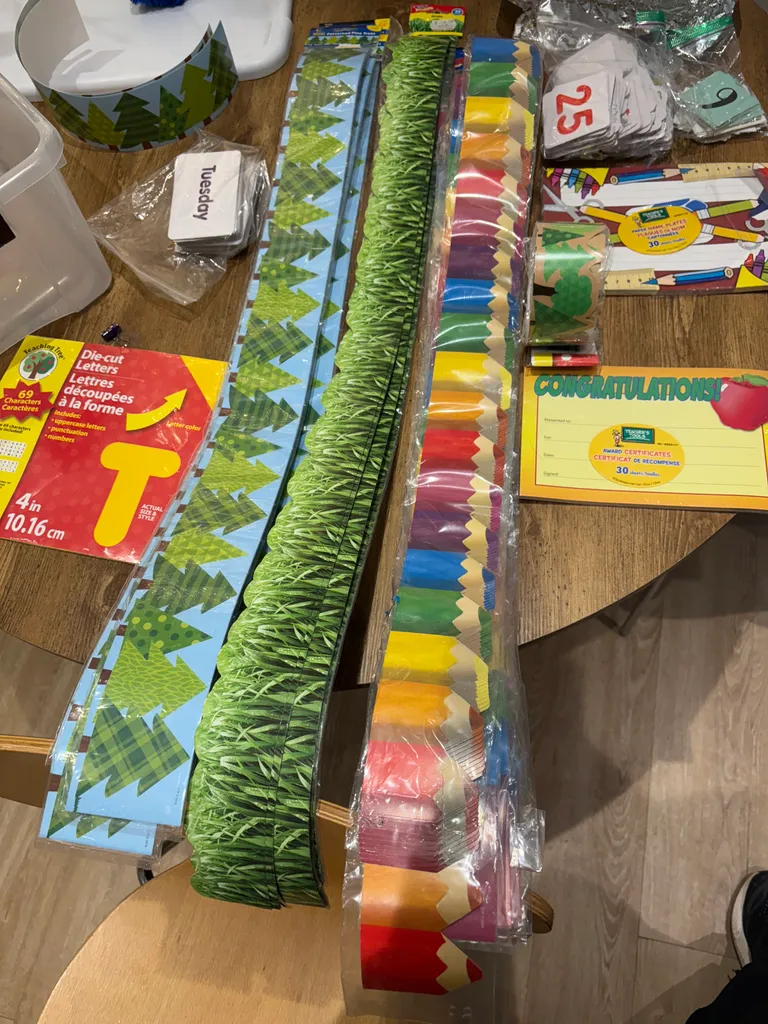 Classroom Décor & Teaching Supplies Bundle – Borders, Letters photo 1