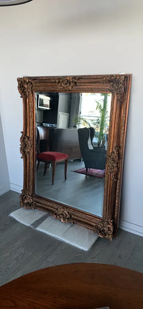 Large Antique-style Mirror (36”x48”) photo 1