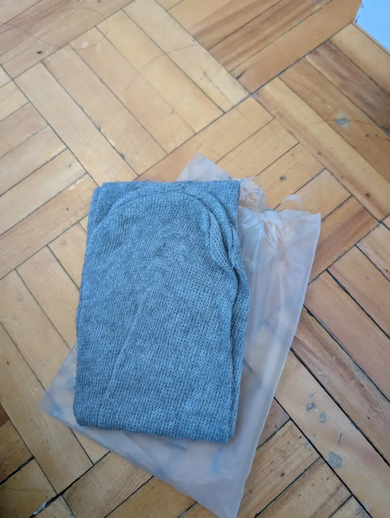 Brand new cotton socks in plastic bag photo 1