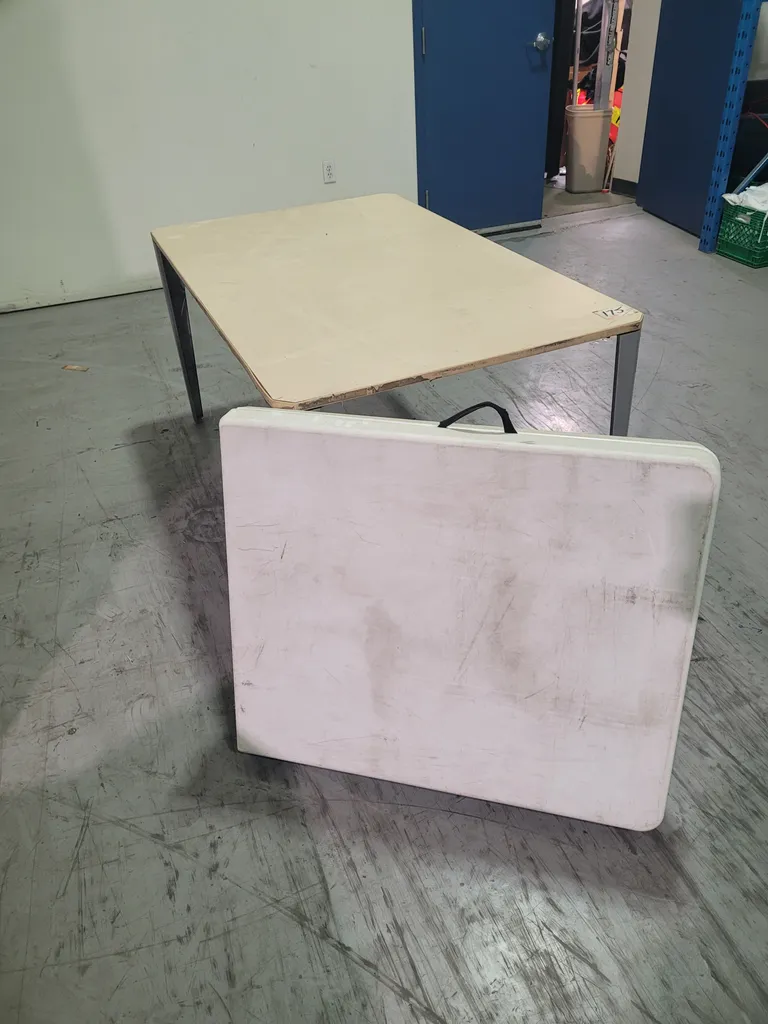 Folding heavy duty Plastic Table photo 1