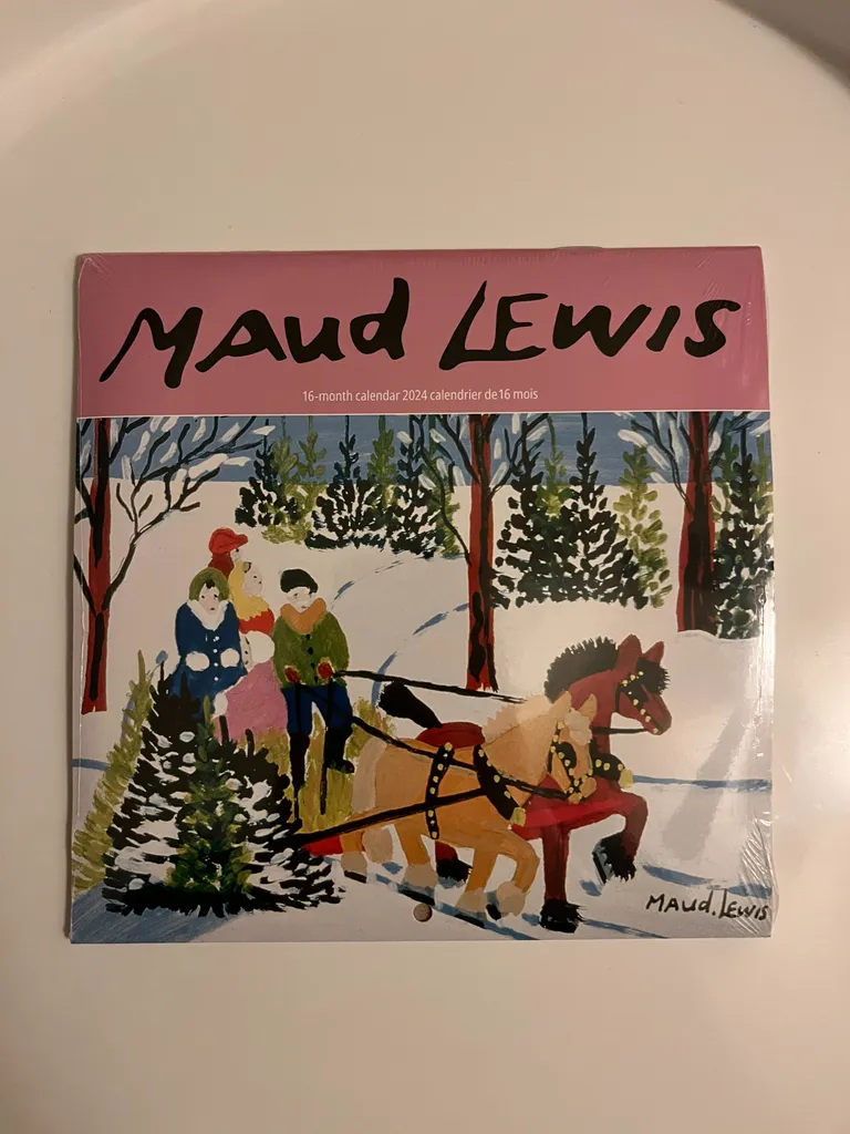 BN Maud Lewis 2024 mini calendar  photo 1
