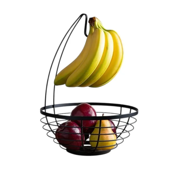 iDesign Banana Hanger Fruit Basket (Matte Black) photo 1