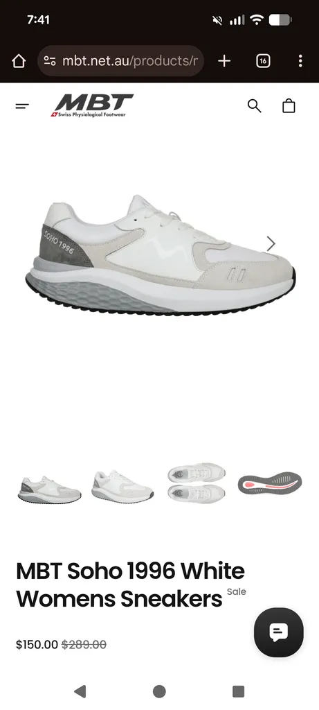 MBT rocker shoes White sneaker Soho 1996 photo 1