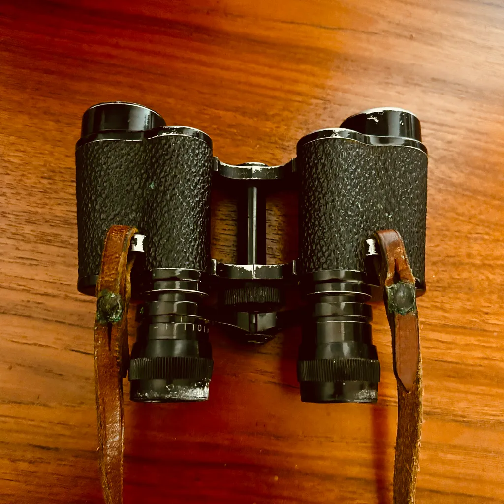 Antique Working Dersaine Lumprox 8x25 Binoculars, Made in Paris photo 1