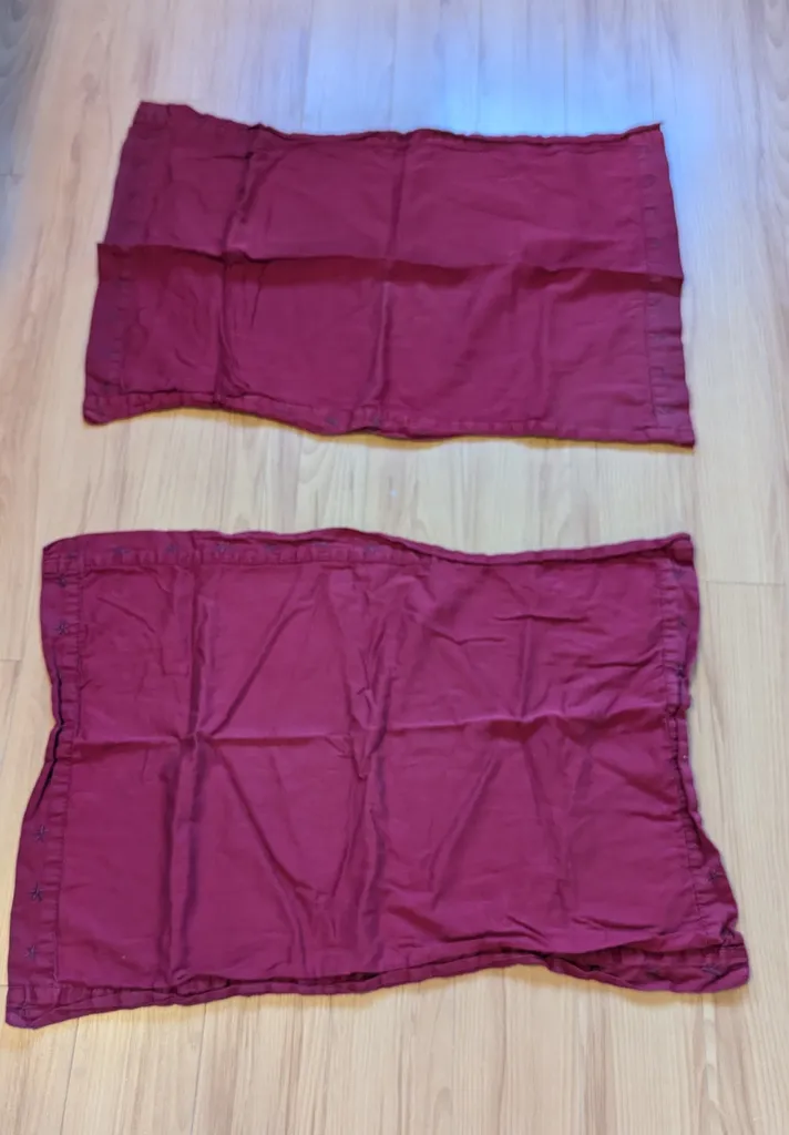 IKEA Tanja Broder Pillowcases - Burgundy (2) photo 1