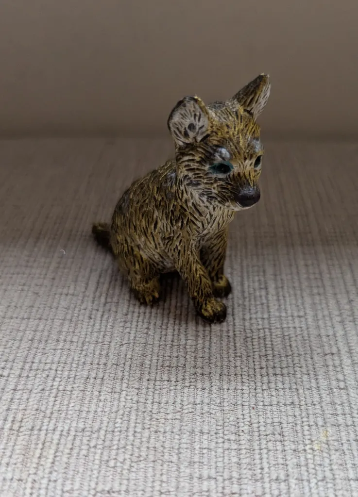 Sitting Wolf Pup Toy  photo 1