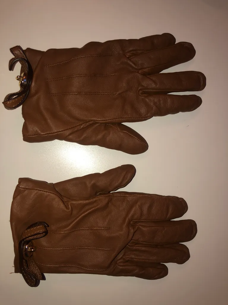 Leather Gloves (Brown) - XS photo 1