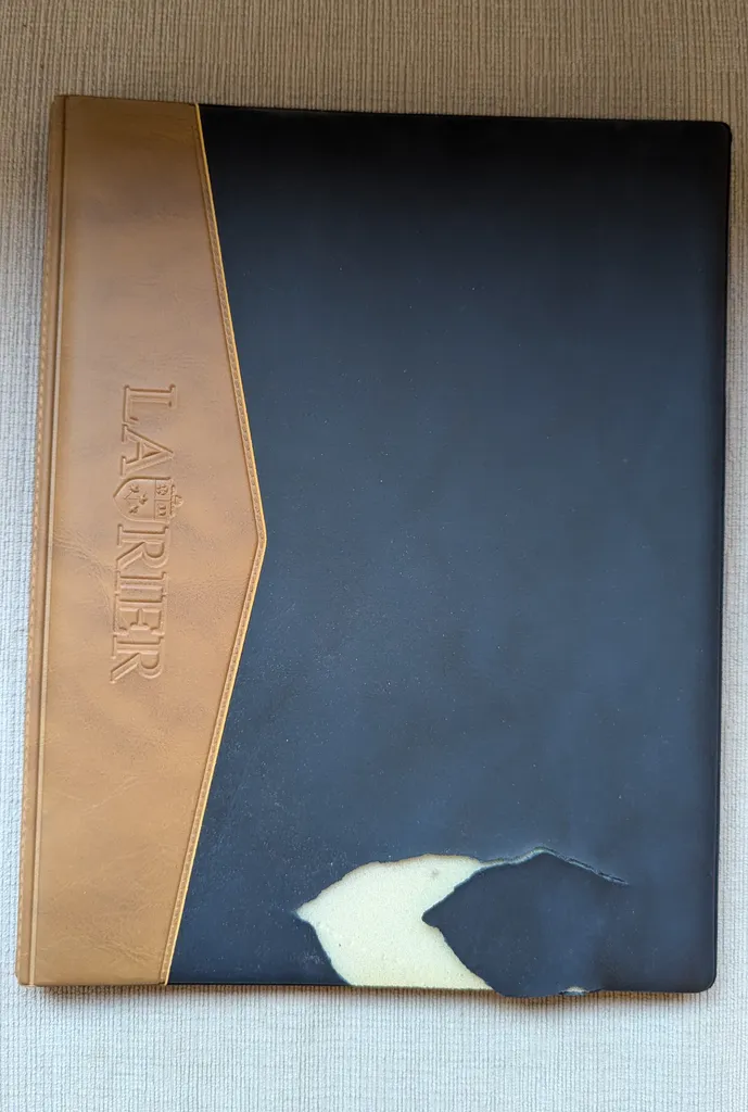 Laurier Presentation Folder with Paper  photo 1