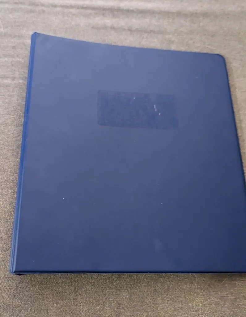 Blue 3-Ring Binder  photo 1