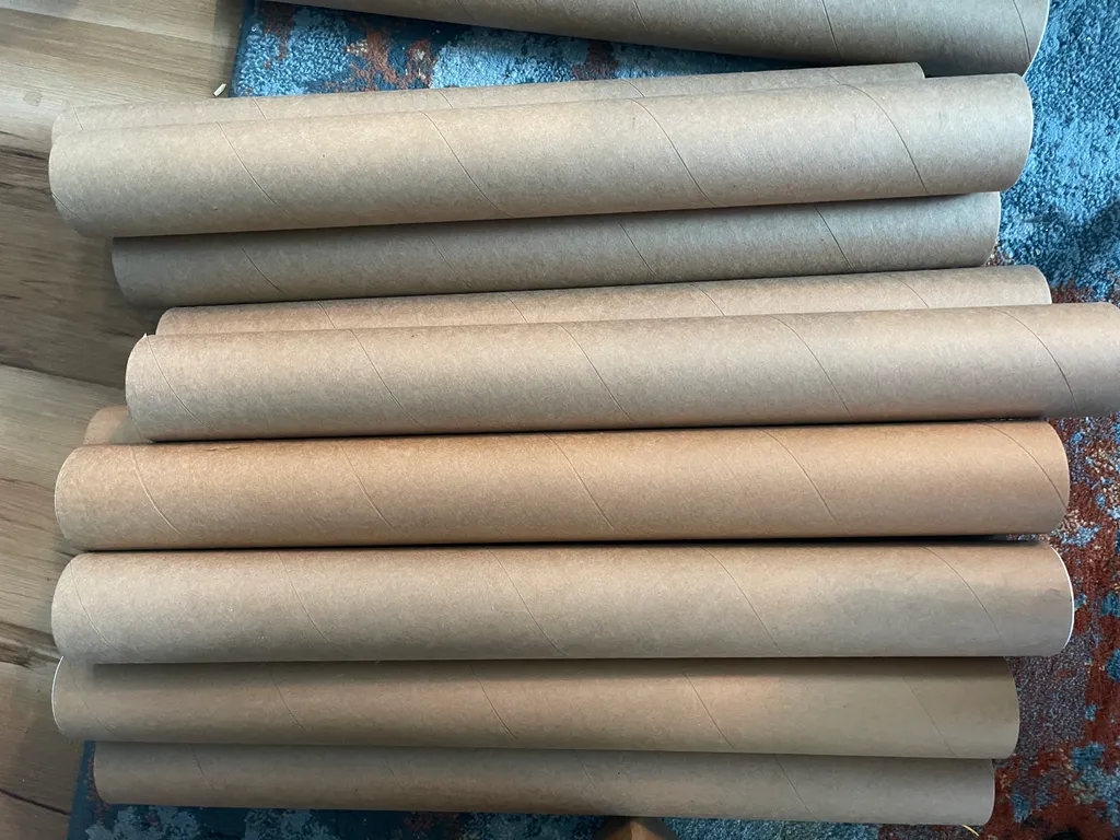Poster tubes for mailing and storage photo 1