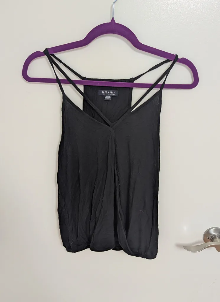 American Eagle Outfitters Black Tank Top - Women's Size Medium photo 1