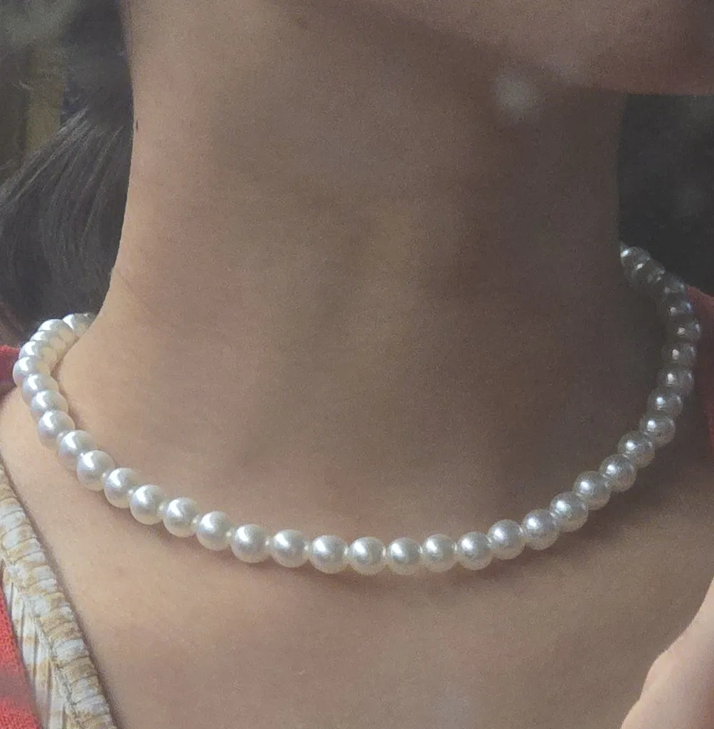 Faux Pearl Necklace  photo 1