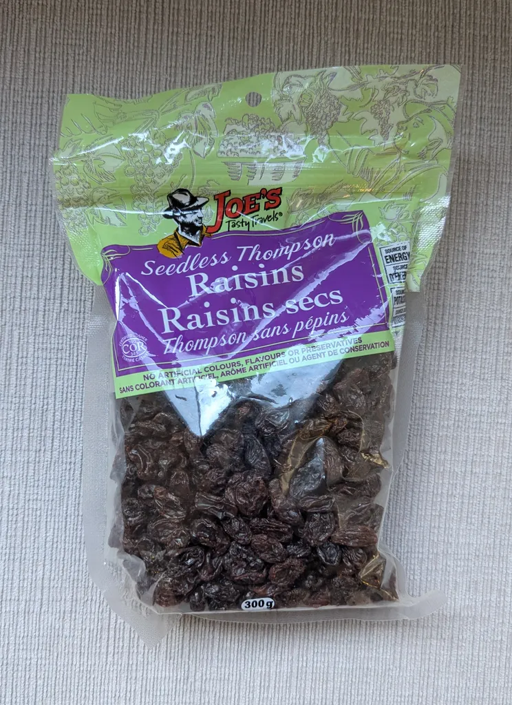 Brand New Joe's Seedless Thompson Raisins - 300g photo 1