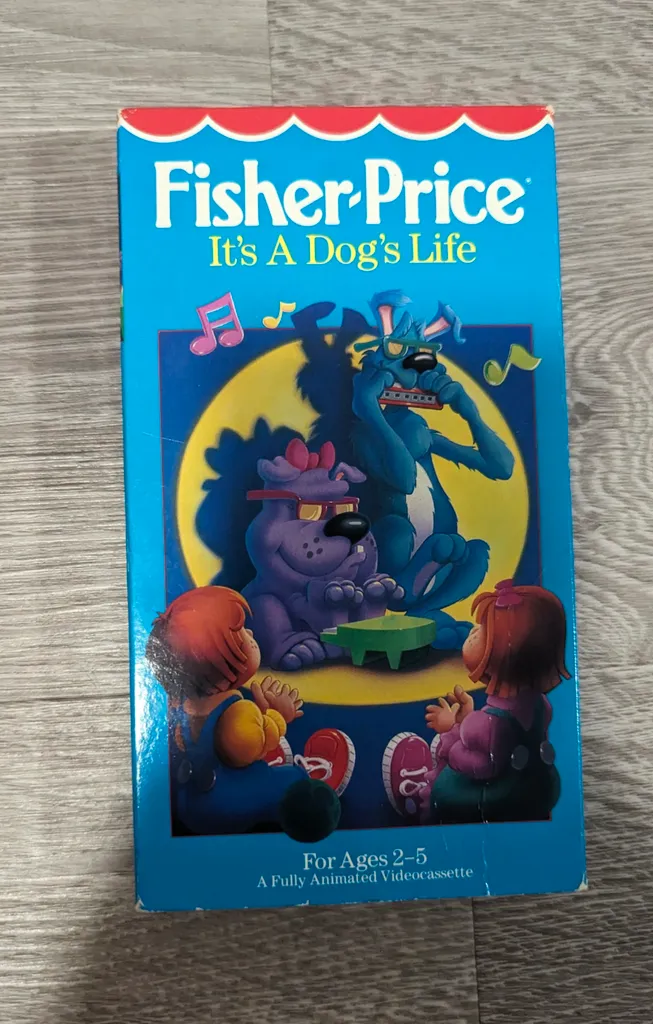Fisher-Price It's A Dog's Life VHS Tape Movie photo 1