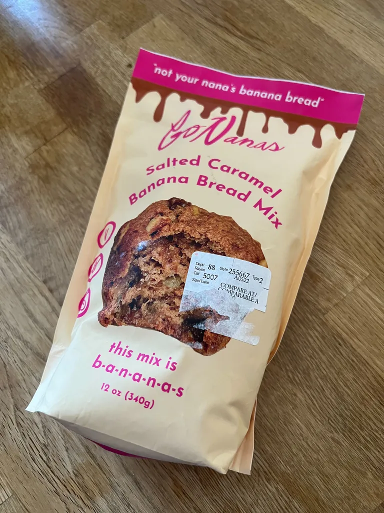 Gluten Free Salted Caramel Banana Bread mix photo 1