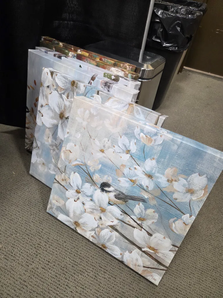 2 square bird art prints photo 1