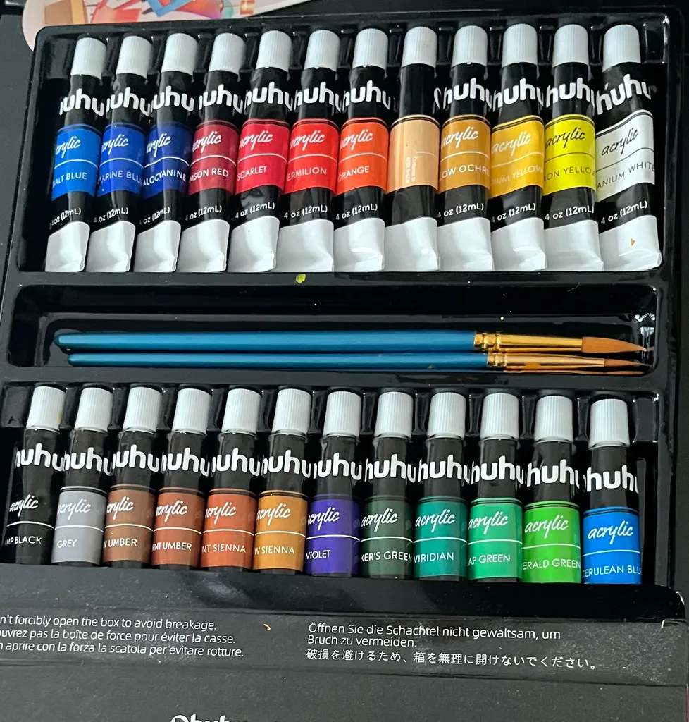Acrylic paint set photo 1