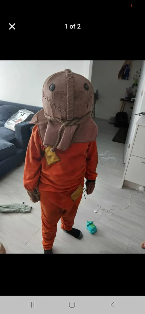 Sam costume boys large photo 1