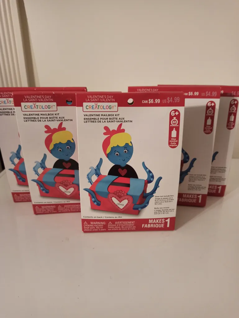 5 Valentine Crafting Kits BNIB photo 1