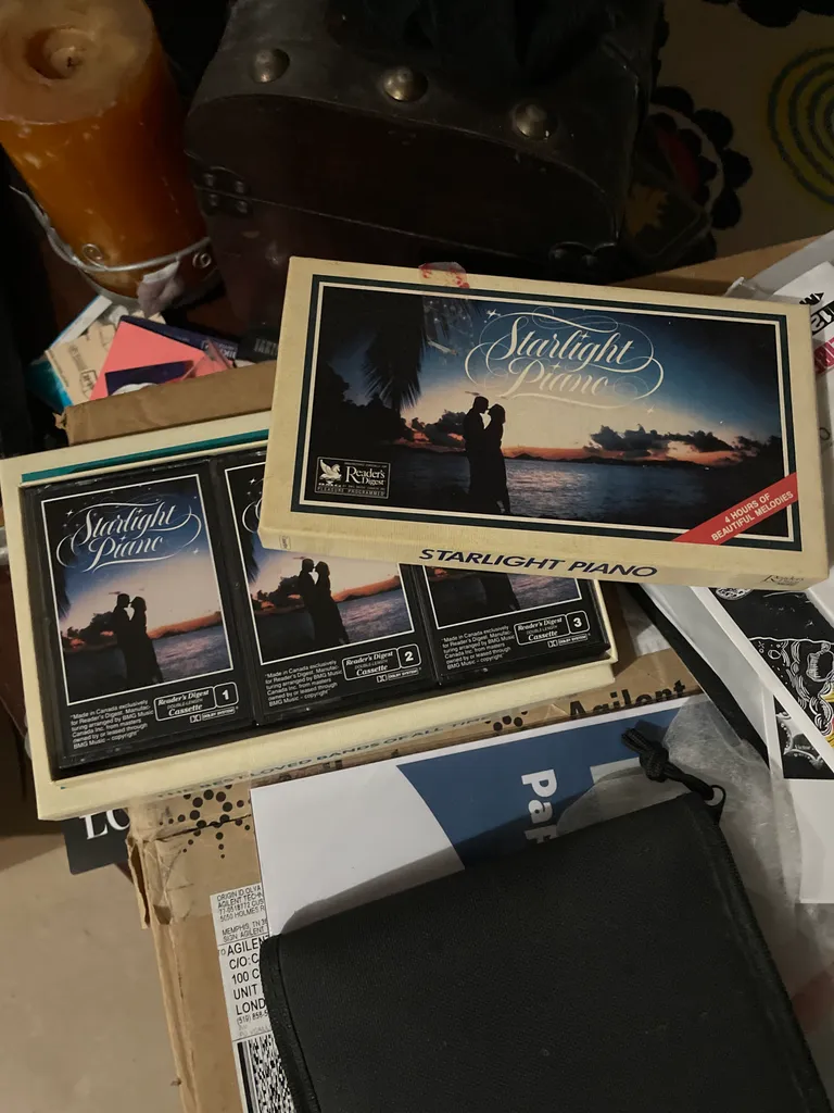 Vintage Piano cassette tape set photo 1