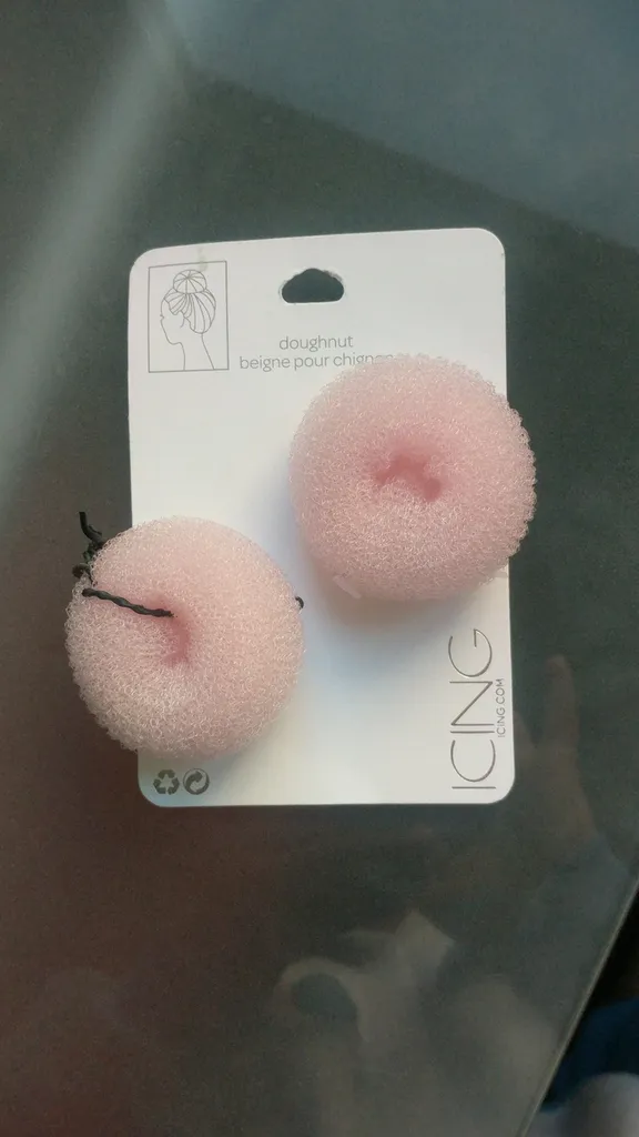 Icing doughnut hair bun maker  photo 1