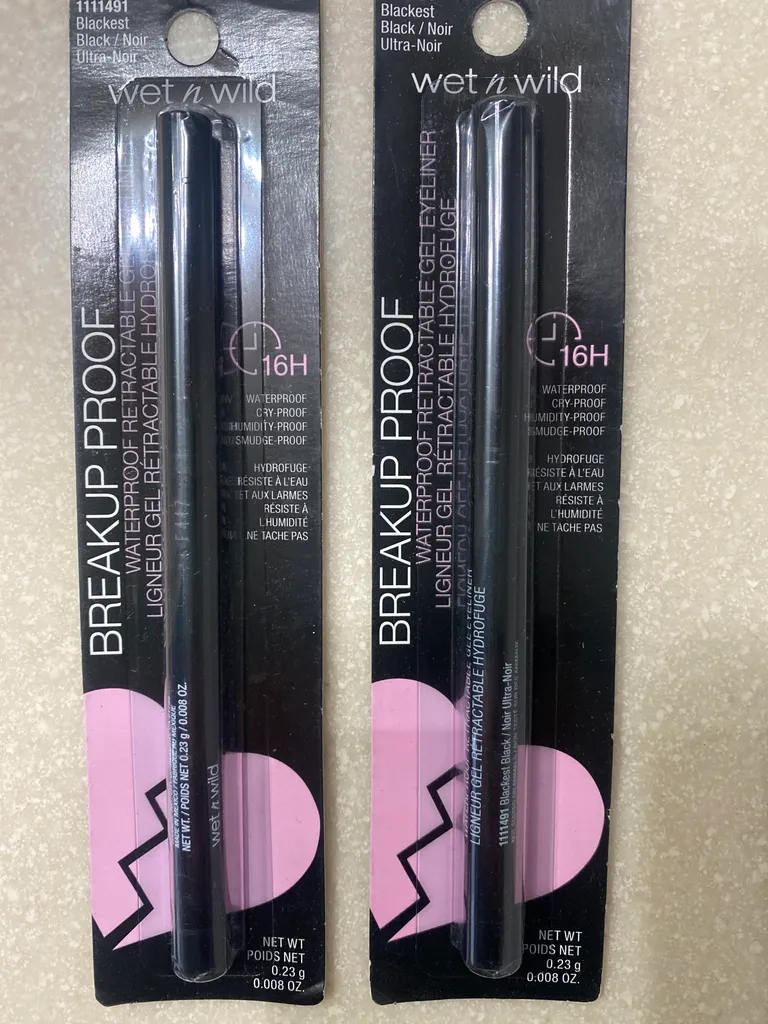 2 sets of Waterproof gel eyeliners (Black) photo 1