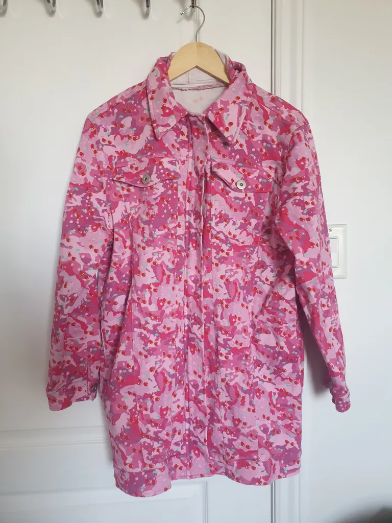 Elsaesser x Get Fresh Company Pink Cherry Camo Print Coat photo 1