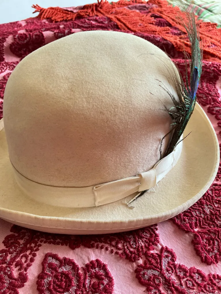 Vintage Bowler Derby Hat  photo 1