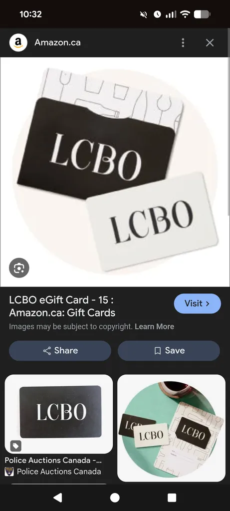 $10 x 2 digital LCBO gift cards photo 1